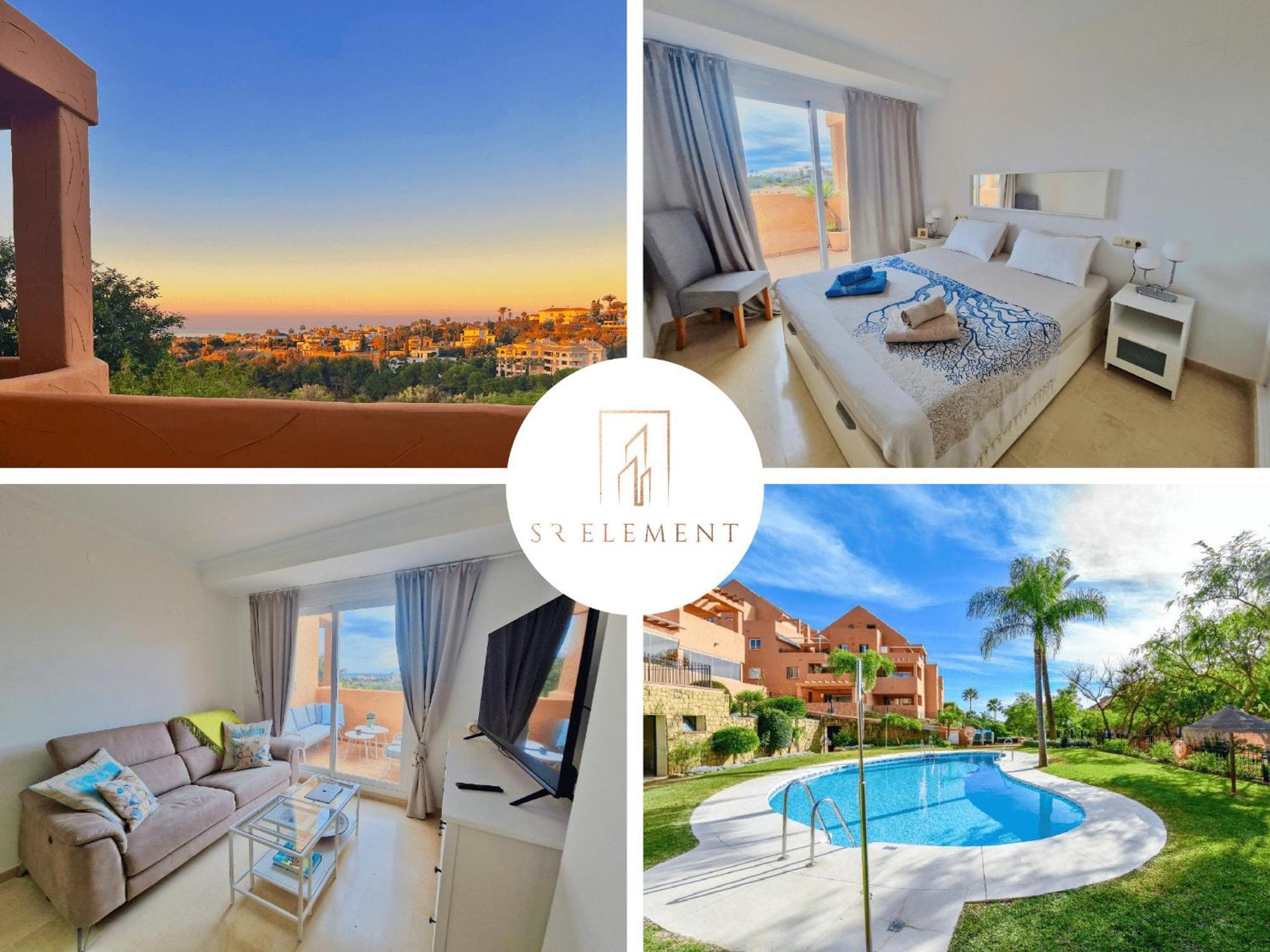 Sr Santa Maria Golf Marbella With Sea Views Apartment Bagian luar foto